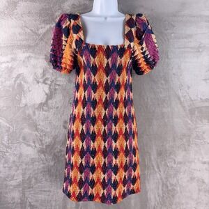 FARM Rio | Dresses | Farm Rio Green One Shoulder Lea Mini | Poshmark